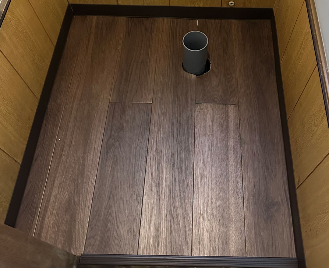 床の張替え工事後