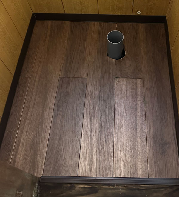 床の張替え工事後